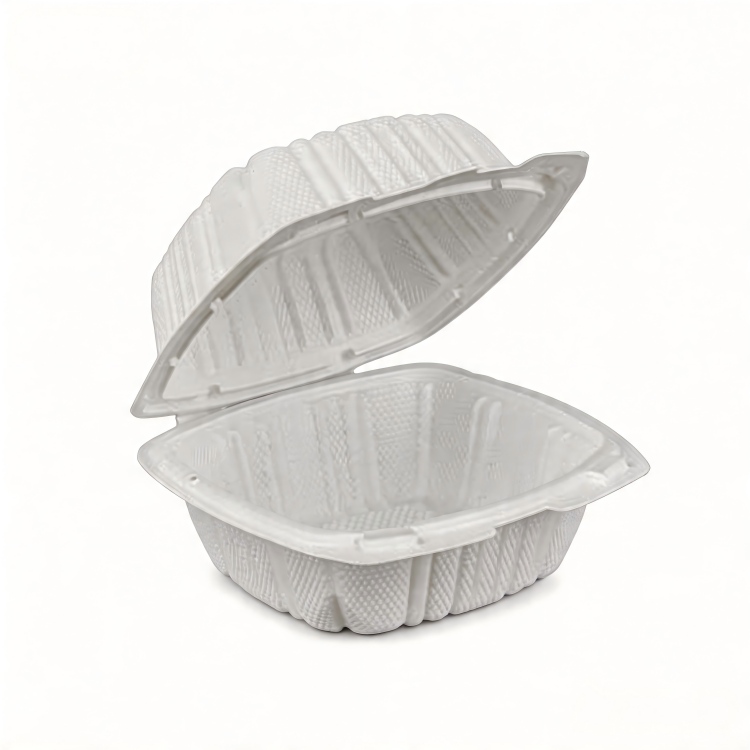 Disposable Clamshell Food Container, 6x6 inch, 1 Compartment.jpg